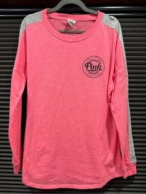 PINK Victoria's Secret Hot Pink Long Sleeve Top